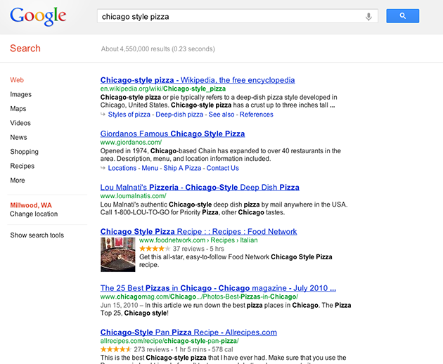 Google National Search with no Regional Search Term Google National Search with no Regional Search Term