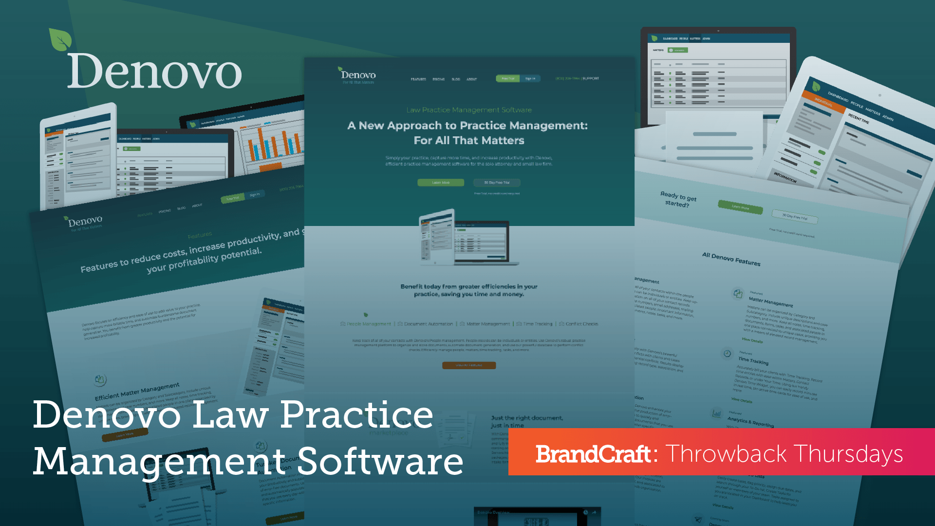 Throwback Thursday Denovo Law Practice Management Software